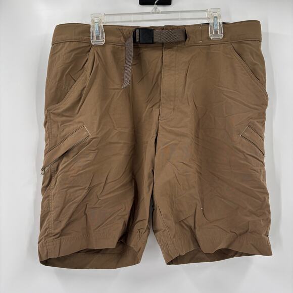 Mountain Hardwear Mens Sz38 Brown Belted Hiking Cargo Shorts - Picture 5 of 6